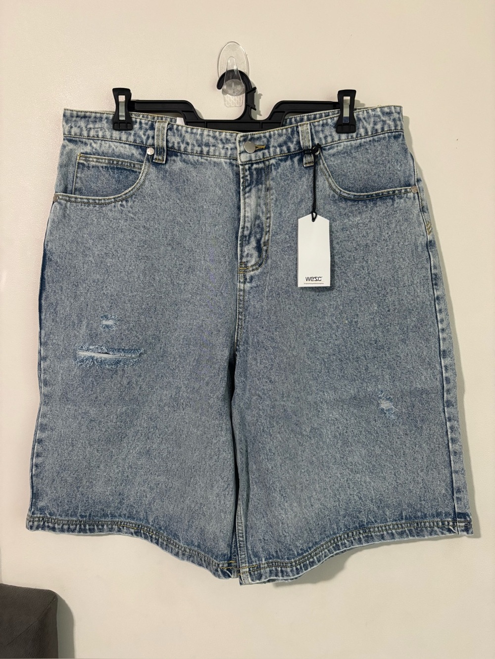 Wesc Denim Shorts Size 34